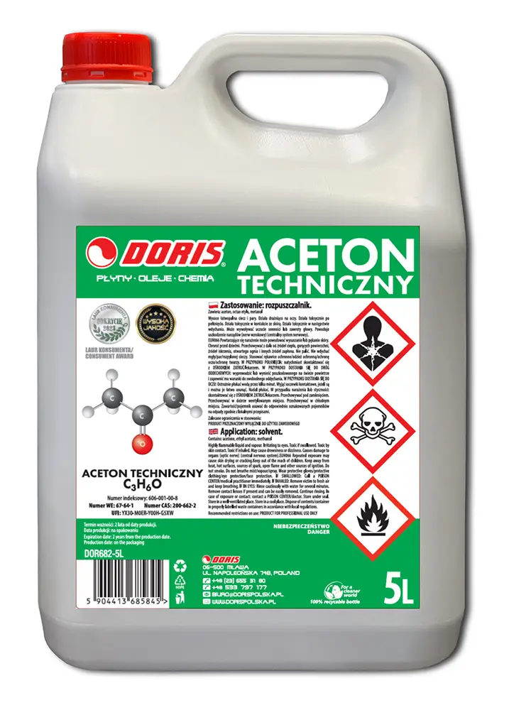 aceton techniczny doris producent