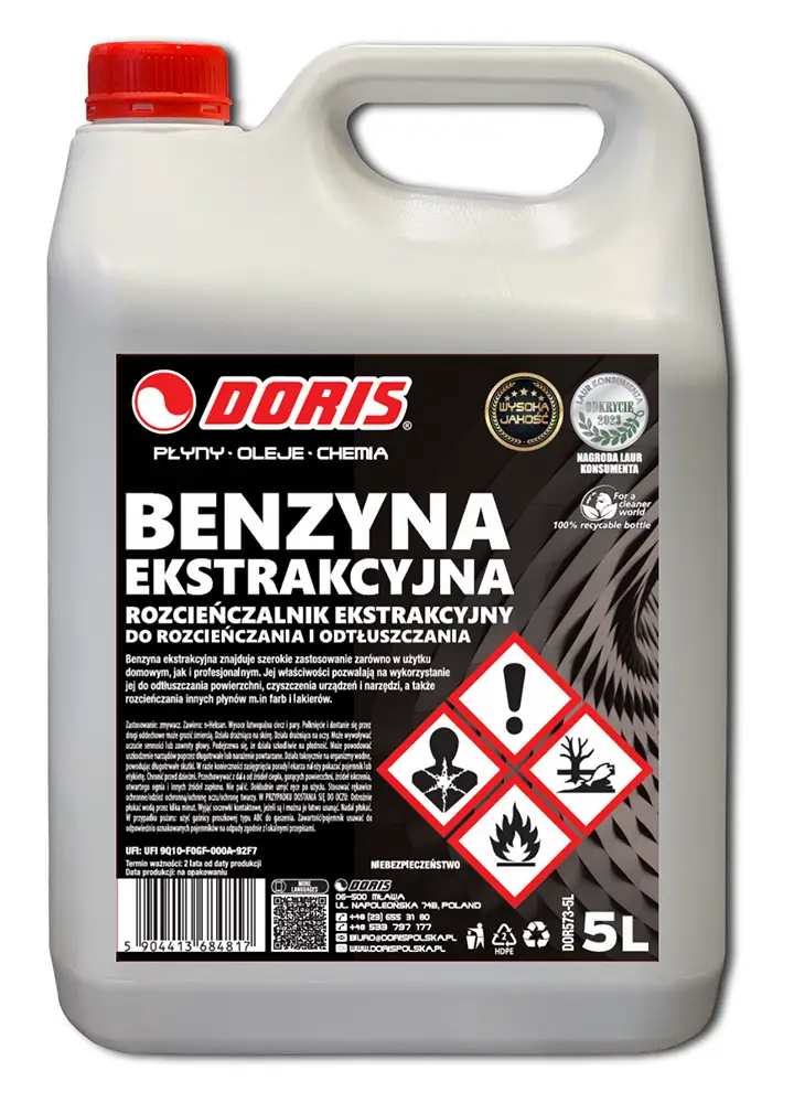 benzyna ekstrakcyjna doris producent