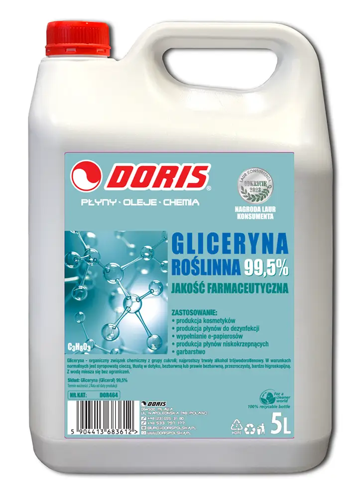gliceryna farmaceutyczna spożywcza doris producent