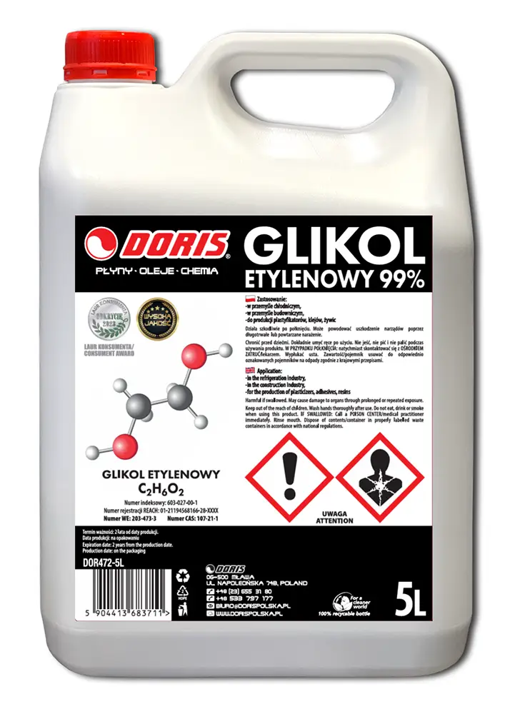 glikol motoetylenowy techniczny meg doris producent