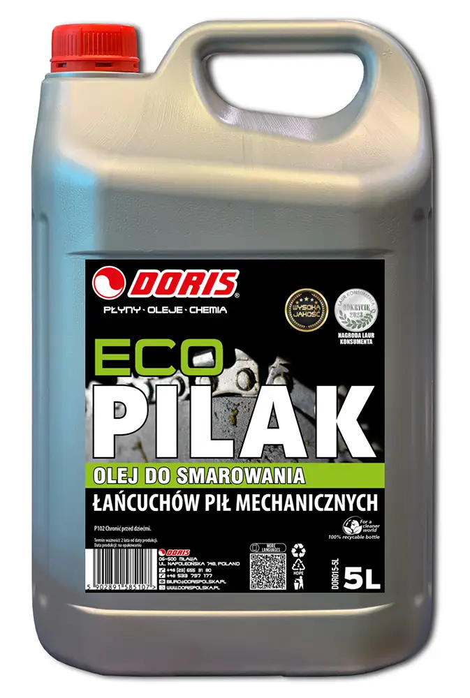 olej do smarowania łańcucha eco pilak doris producent