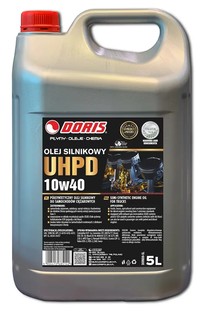 olej silnikowy uhpd doris producent