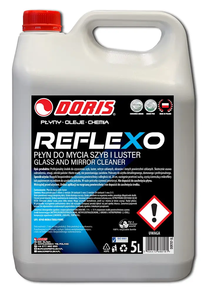 płyn do mycia szyb i luster reflexo