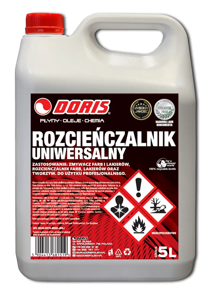 rozcieńczalnik uniwersalny doris producent