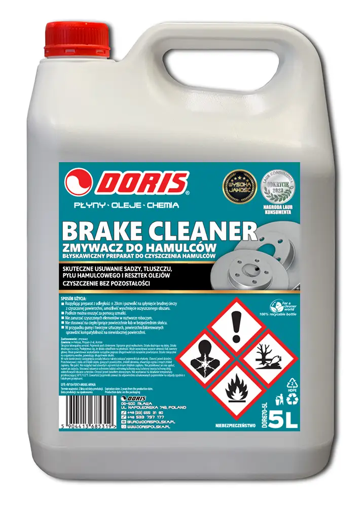 zmywacz do hamulców brake cleaner doris producent