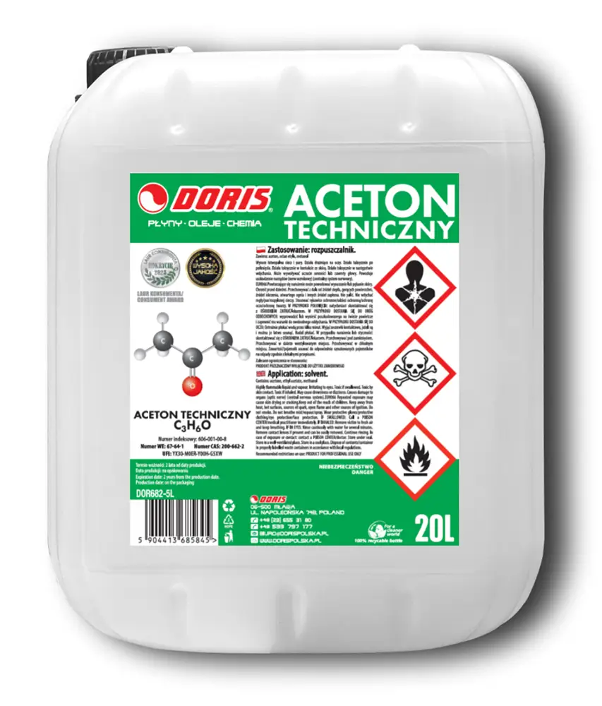 aceton techniczny doris 20l
