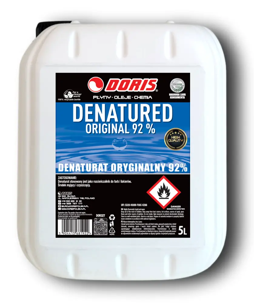 denaturat bezbarwny doris 5l-kwr