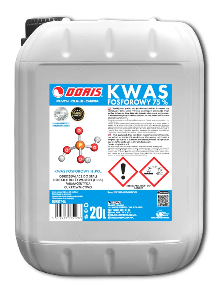 kwas fosforowy doris 20l