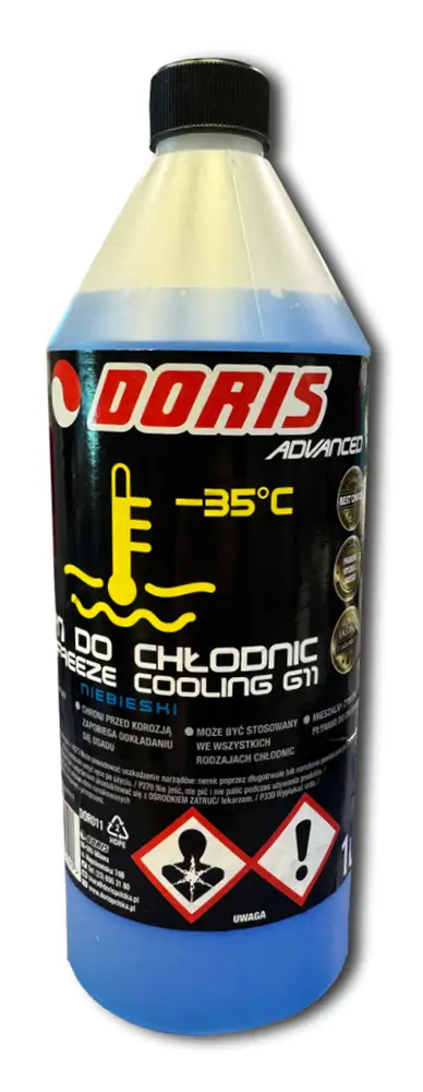 płyn do chłodnic g11 doris 1l