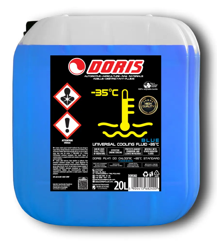 płyn do chłodnic g11 doris 20l