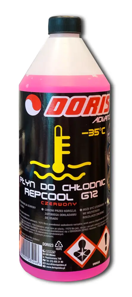 płyn do chłodnic g12+ doris 1l