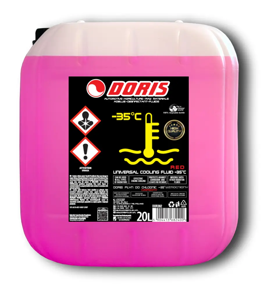 płyn do chłodnic g12+ doris 20l