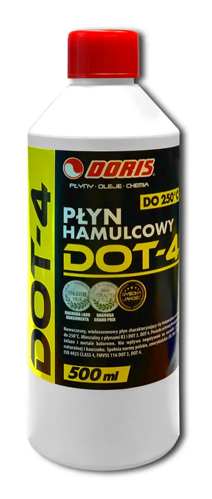 płyn hamulcowy dot-4 doris 0,5l