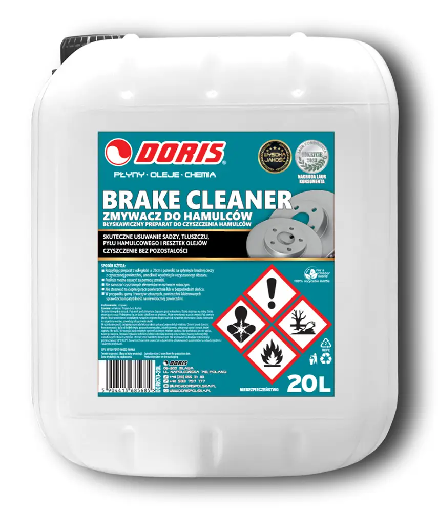 zmywacz do hamulców brake cleaner doris 20l