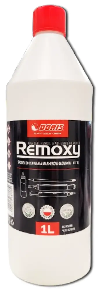 środki do usuwania markerów kleju ołówków doris