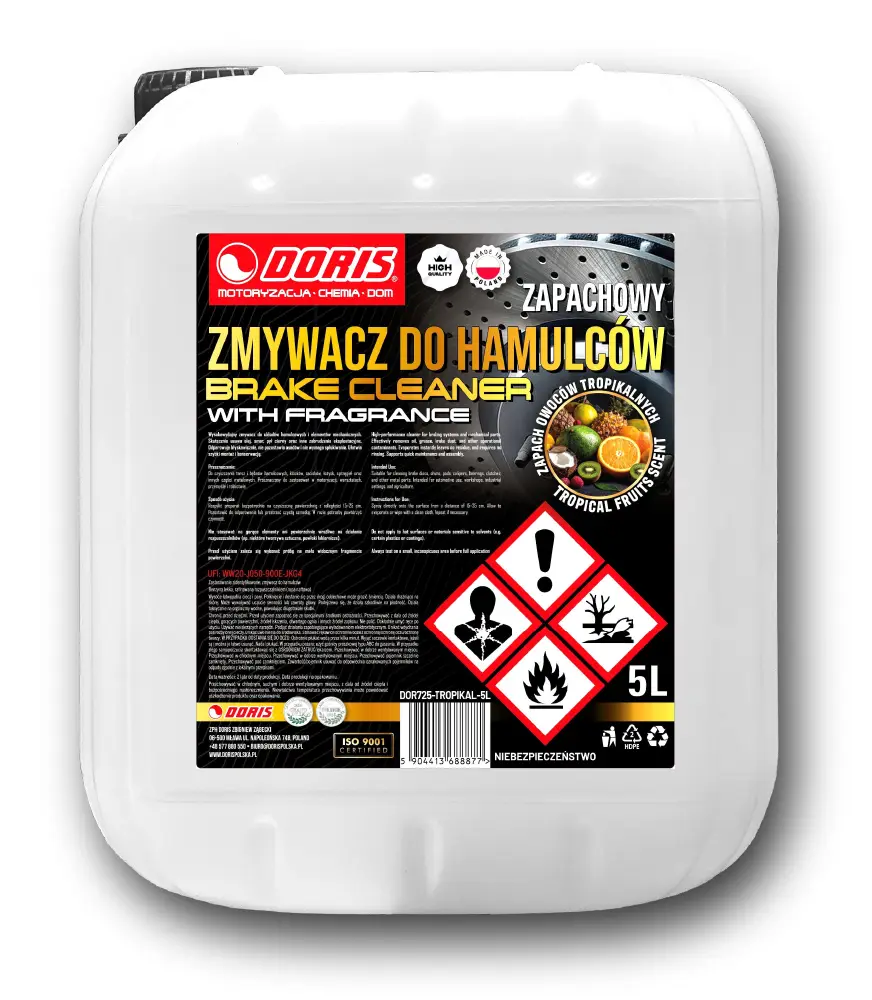 zmywacz do hamulców zapachowy 5l-kwr doris